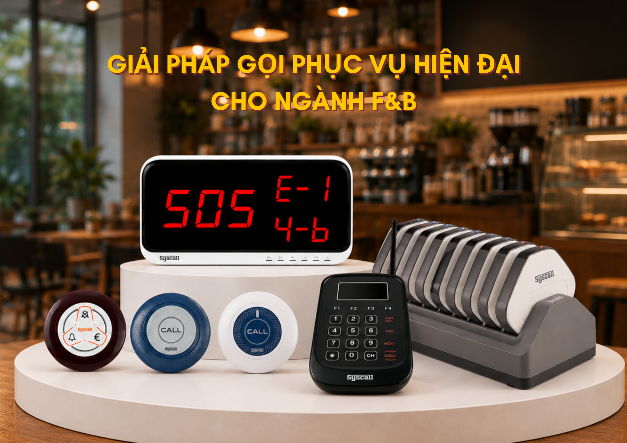Giải pháp thẻ rung quán ăn tự phục vụ